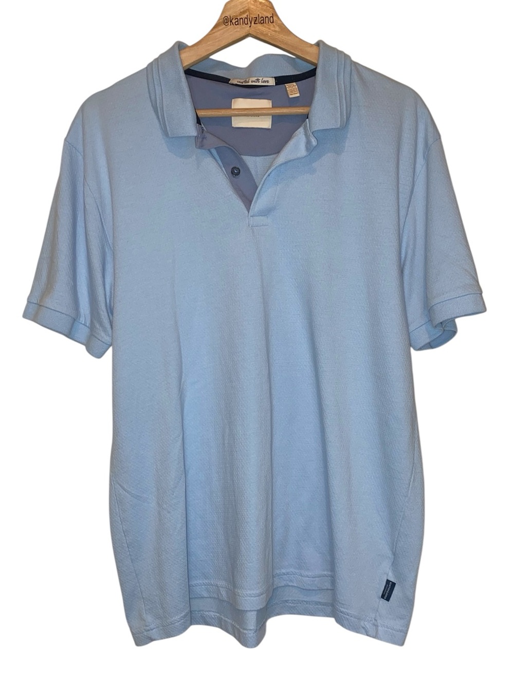 SCOTCH & SODA Mens Pastel Blue Polo